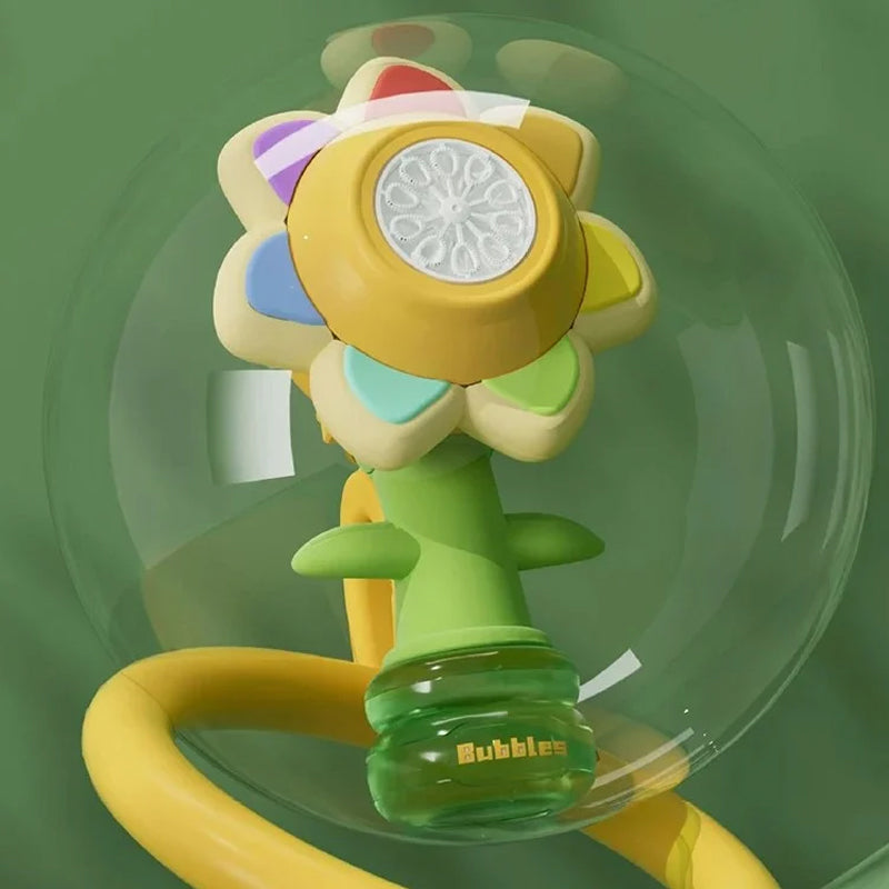 BowLift | Sunflower Shaped Portable Electric Bubble Maker Toy