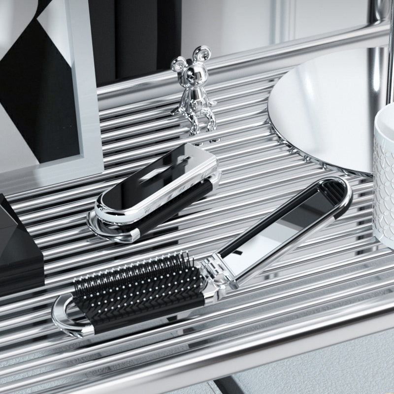 BowLift | Travel Folding Mirror Hair Brush