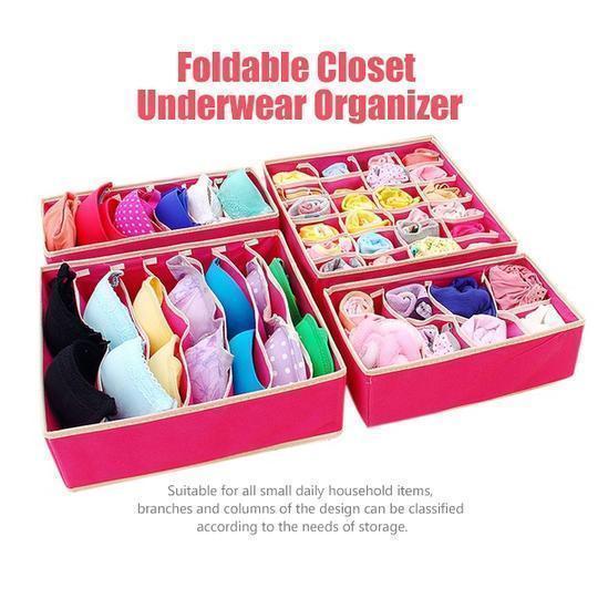 BowLift | Foldable Closet Underwear Organizer(4 pics/1 Set)