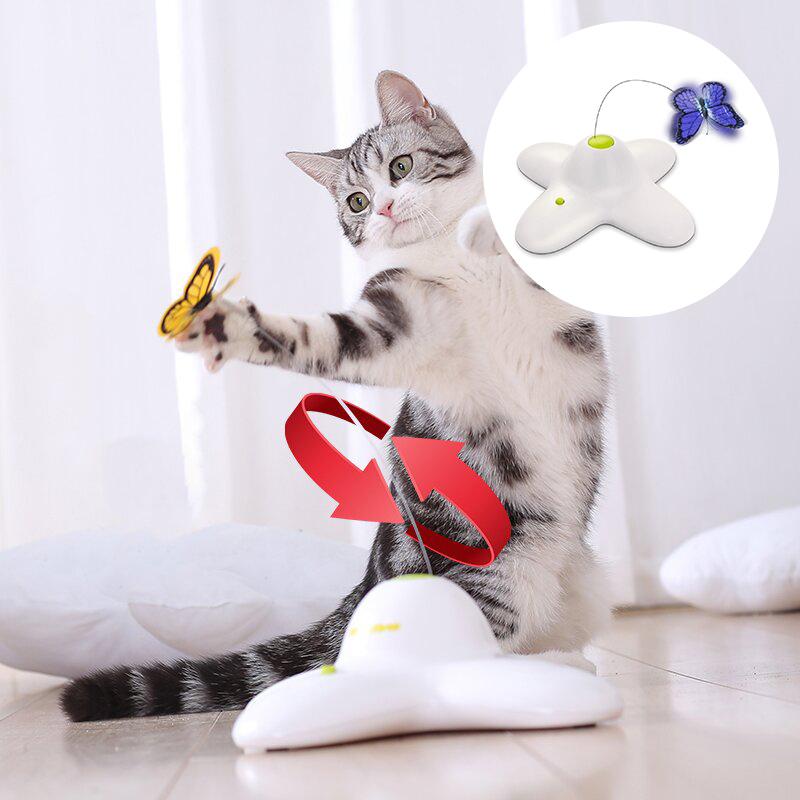 BowLift | Automatic Butterfly Funny Cat Toy