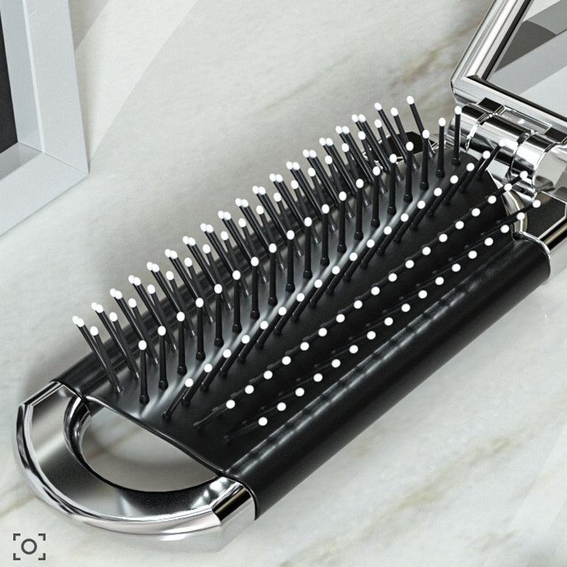 BowLift | Travel Folding Mirror Hair Brush