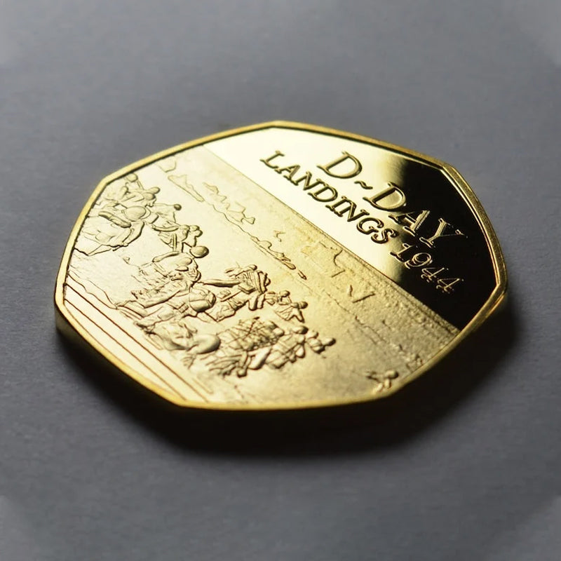 BowLift | D-DAY LANDINGS 1944 24ct Gold Commemorative Coin