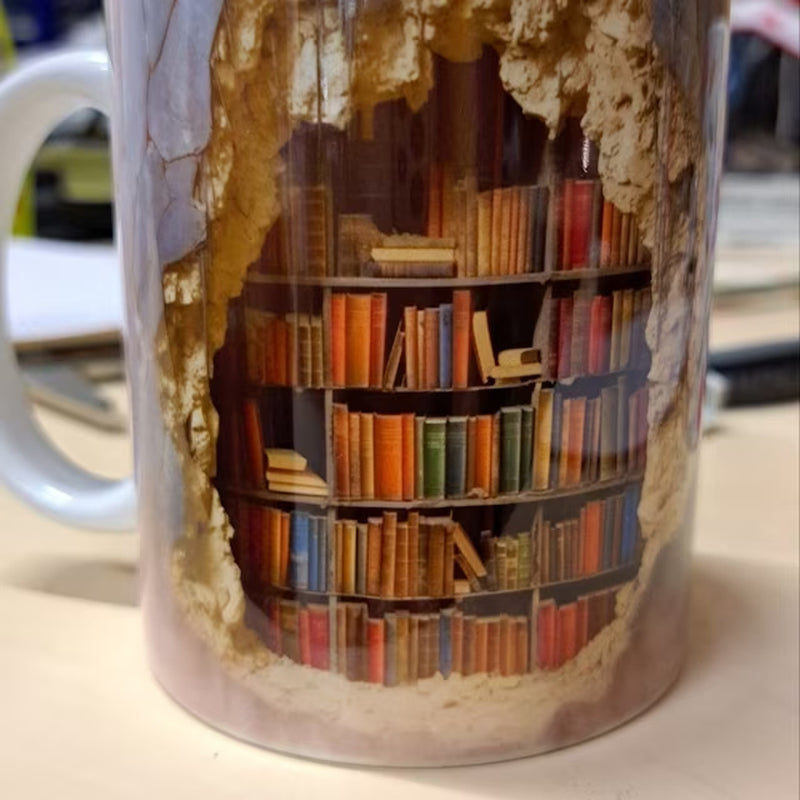 BowLift | 3D Bookshelf Mug
