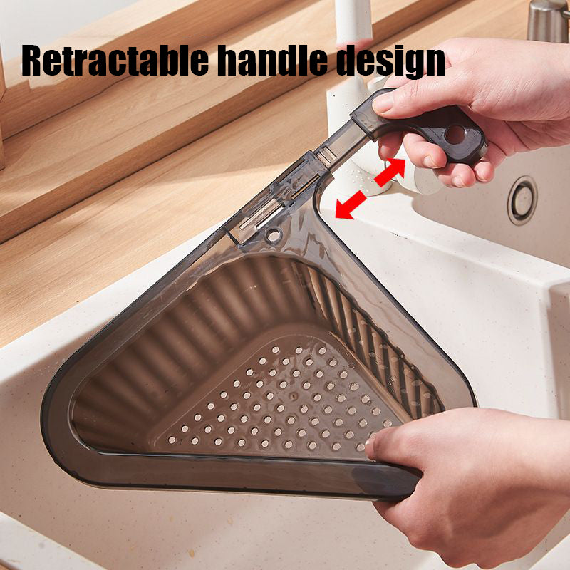 BowLift | Adjustable Corner Kitchen Sink Strainer Basket