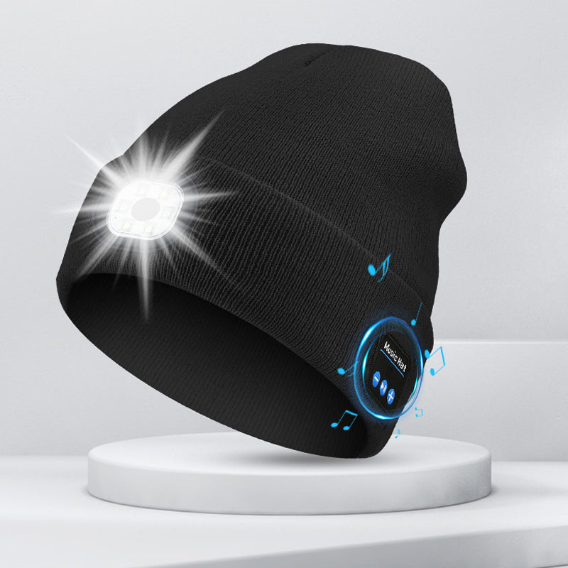 BowLift | Bluetooth Beanie with LED Light & Removable Speakers