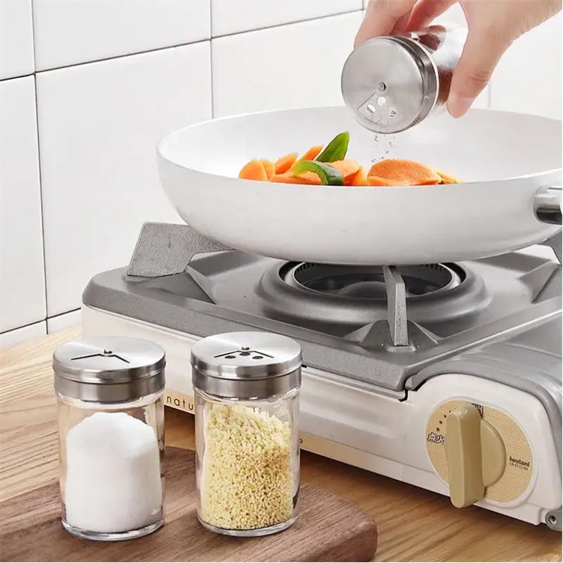 BowLift | Glass Spice Jars Set