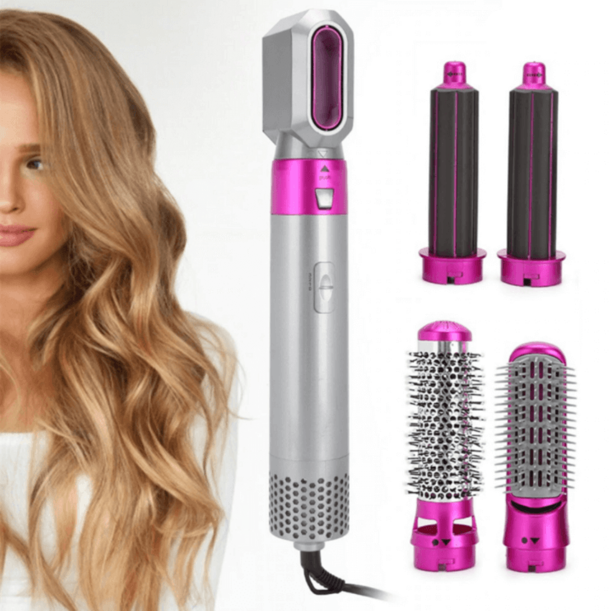 BowLift | 5-in-1 hairdryer & styler for volume, curls & protection
