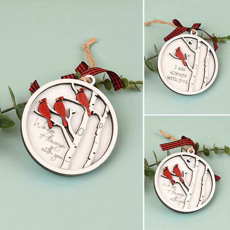 BowLift | Handmade Memorial Ornament with Cardinals