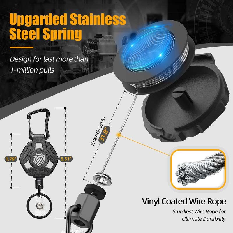 BowLift | Heavy Retractable Keychain