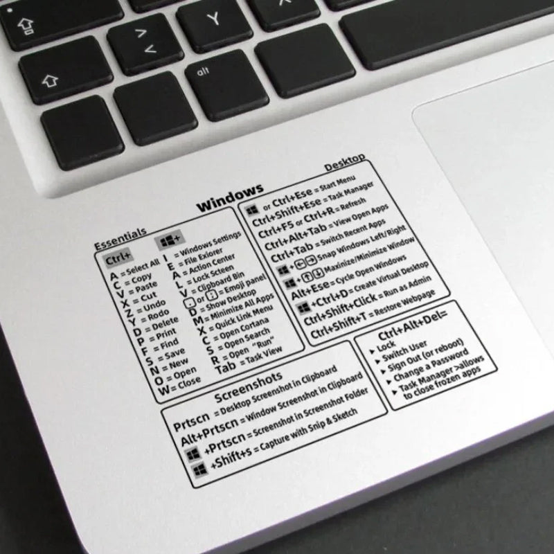 BowLift | Keyboard Shortcut Stickers
