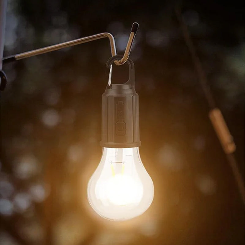 BowLift | New Outdoor Camping Hanging Lamp with Type-C Charging Port Retro Bulb