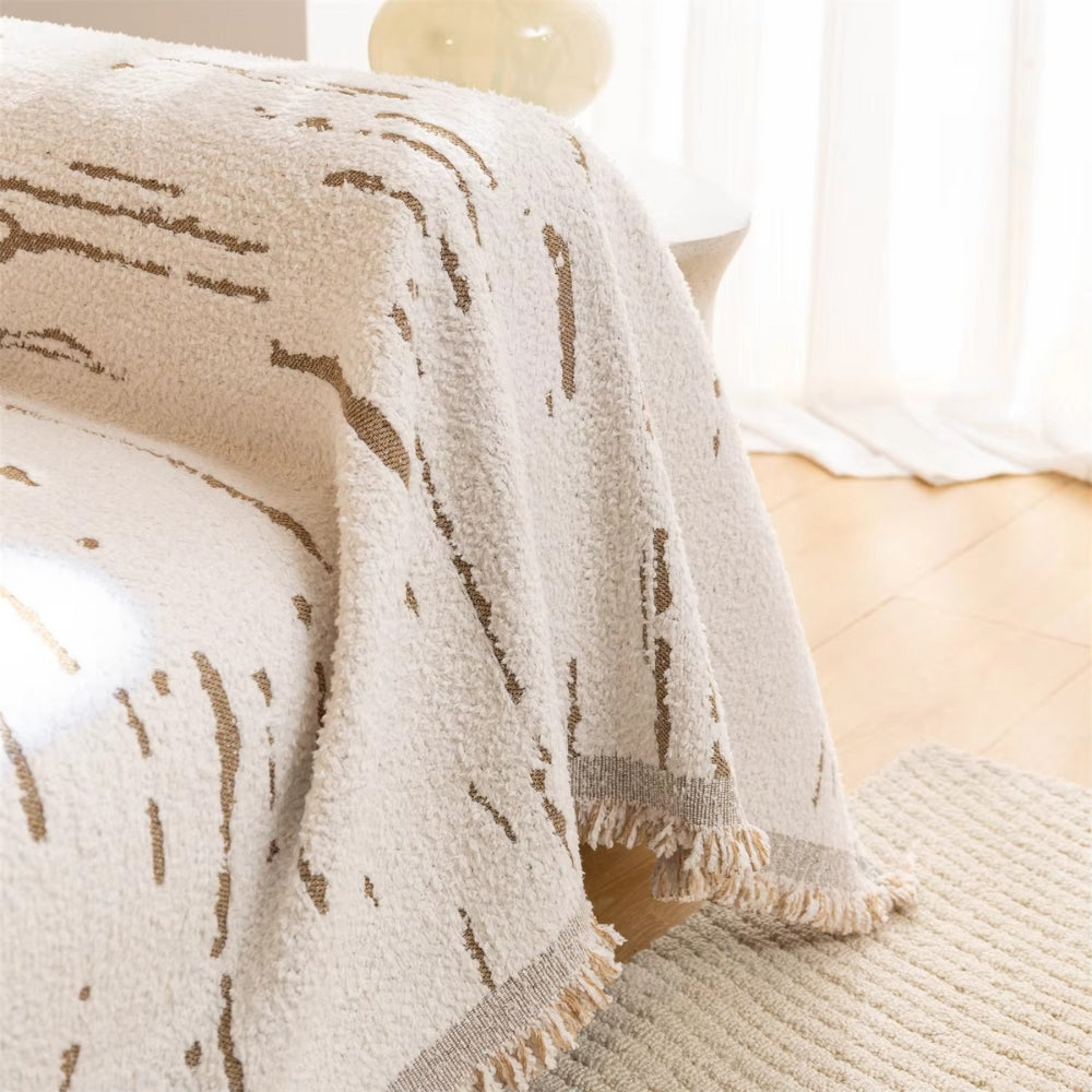 BowLift | Driftwood Tassel Sofa Cover