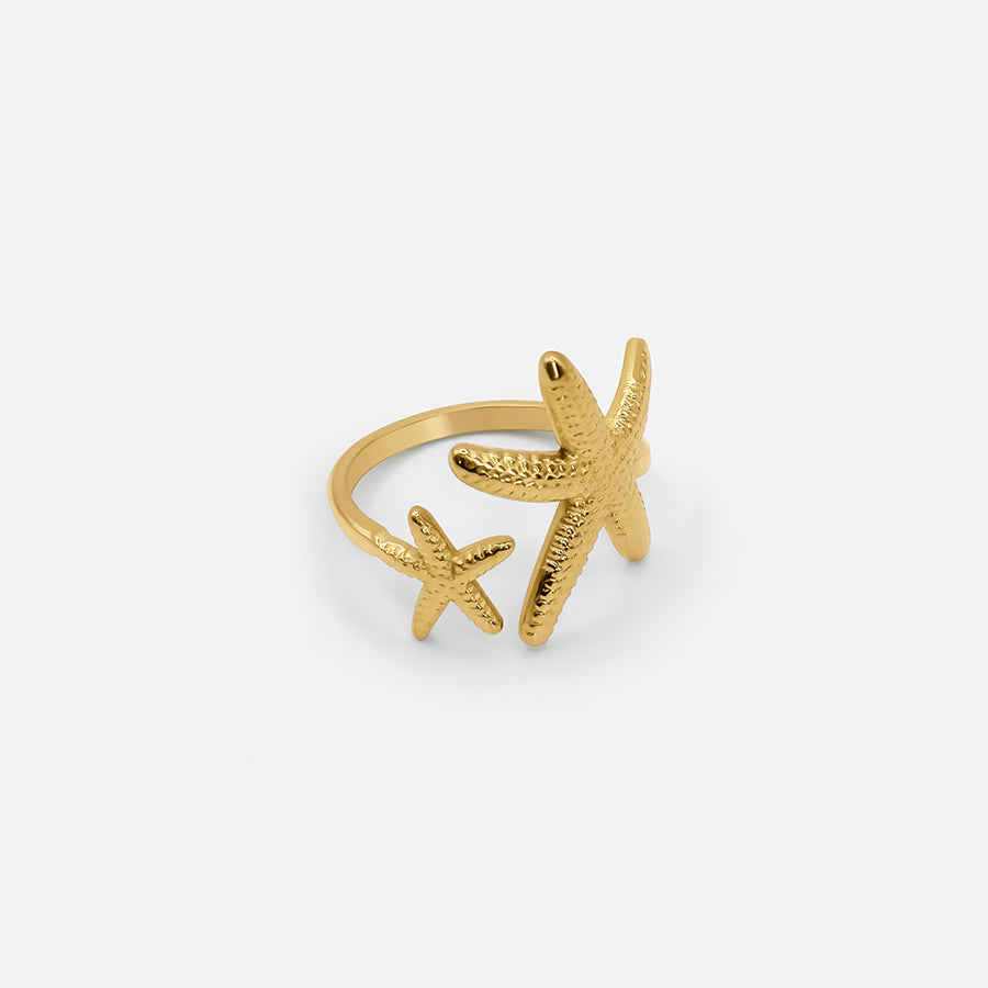 BowLift | Golden Starfish Ring – A Touch of the Sea for Your Look