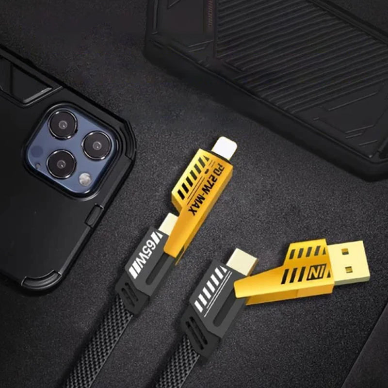 BowLift | 4 in 1 PD 65W Fast Charging Cable