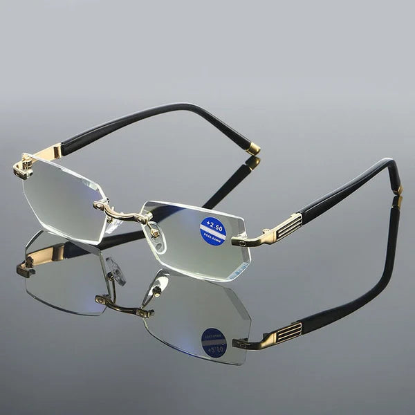 BowLift | 2024 new high hardness anti-blue light sapphire reading glasses dual focus intelligent reading glasses
