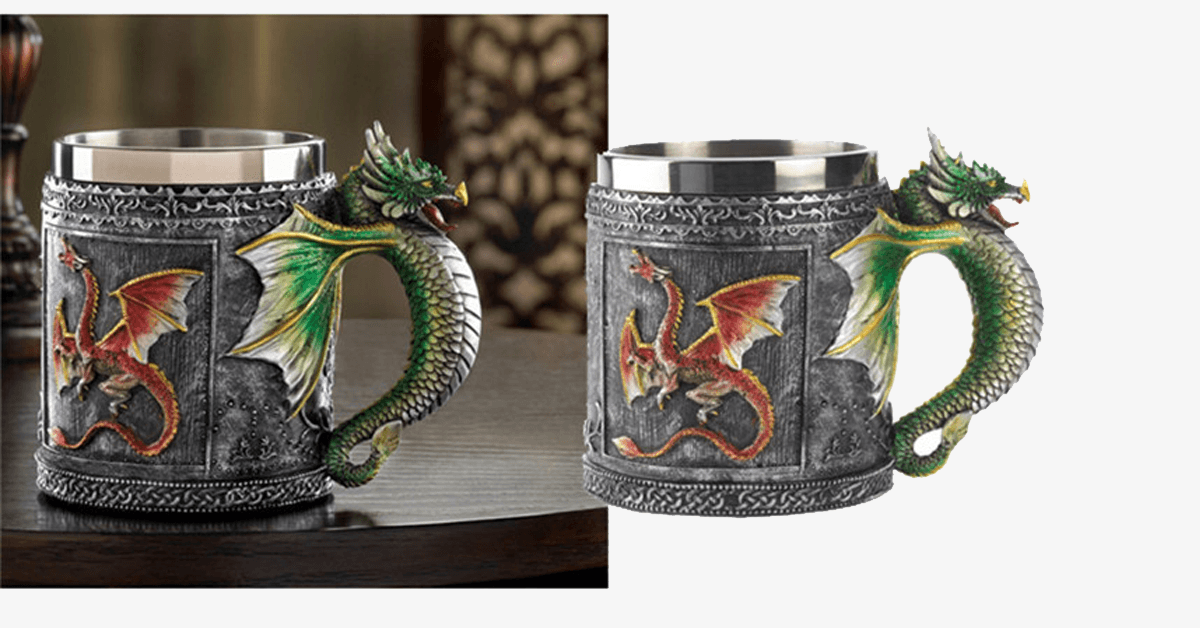 BowLift | 3D Stainless Steel Dragon Mug – Make your kids happier with a funky mug!