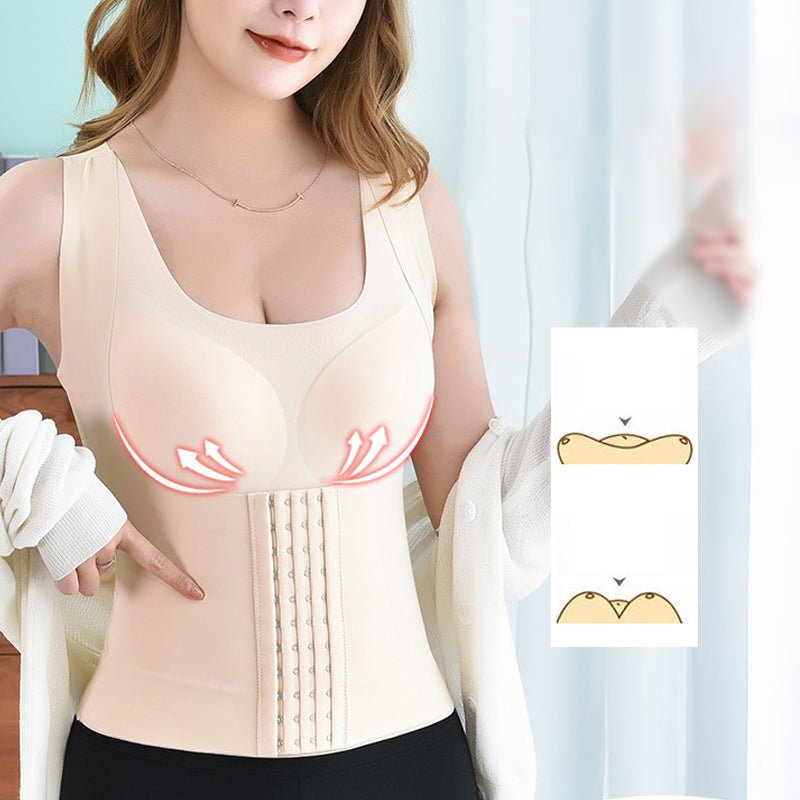 BowLift | 3-in-1 Waist Buttoned Bra Shapewear