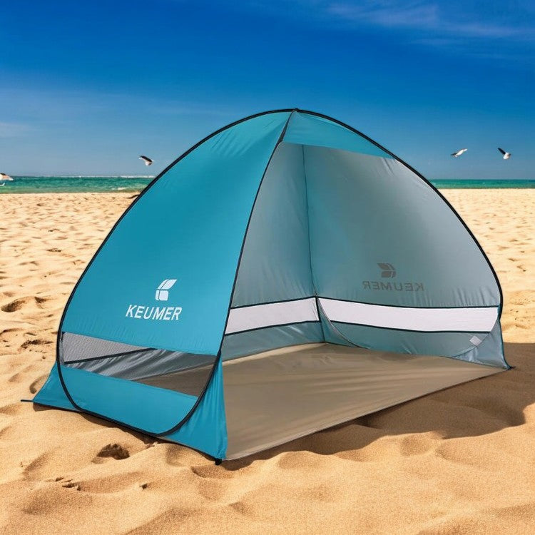 BowLift | 4-Person Beach Pop-Up Tent for Family Camping, Outdoor Events & Quick Setup