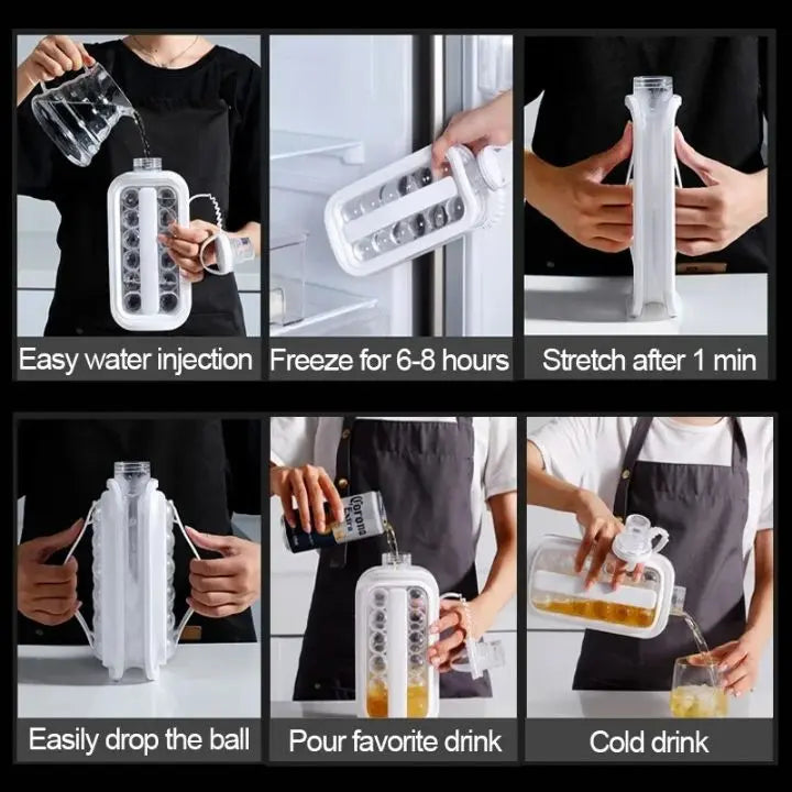 BowLift | 2-in-1 Ice Cube Maker – Ideal for Cocktails & Drinks