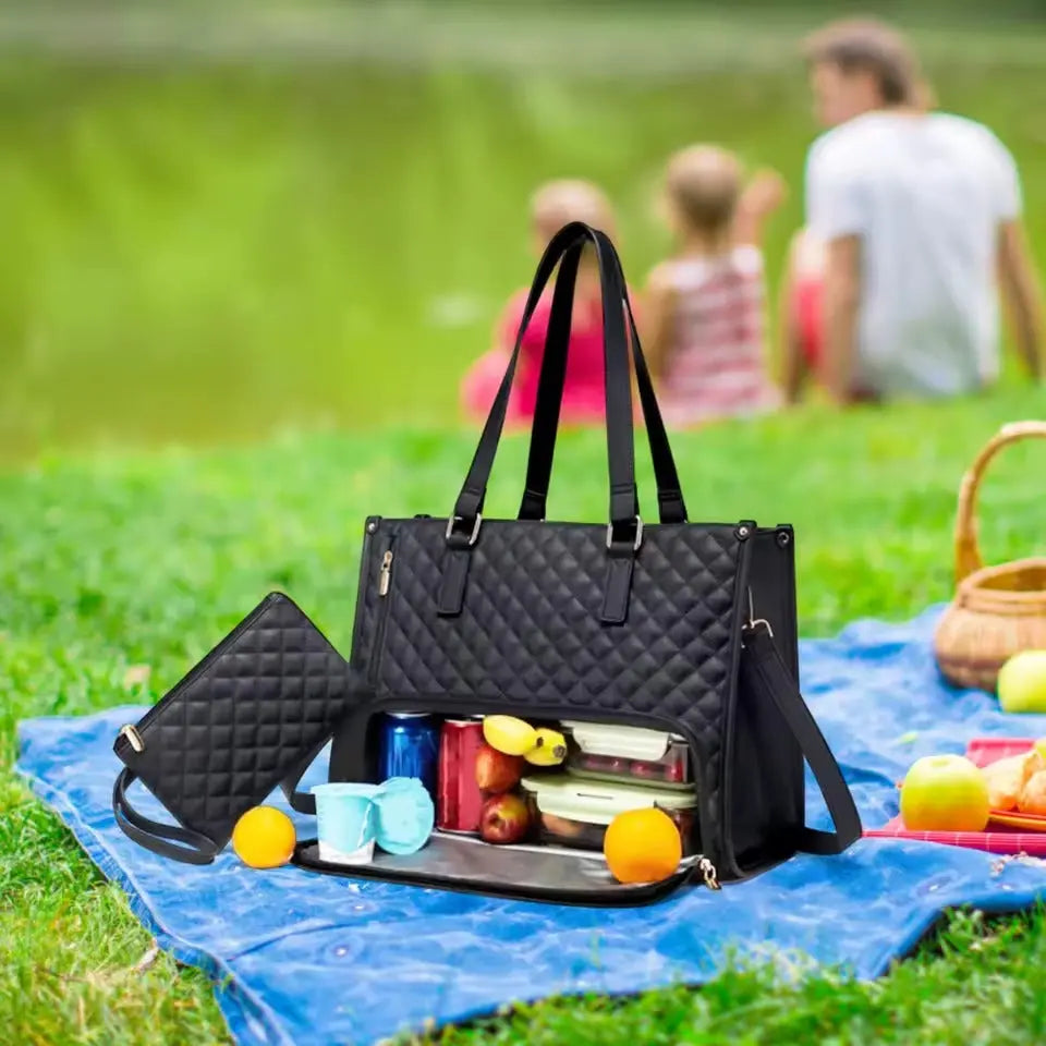 BowLift | 2-in-1 Insulated Bag with Laptop Compartment – Stylish & Practical for Work and Everyday Life