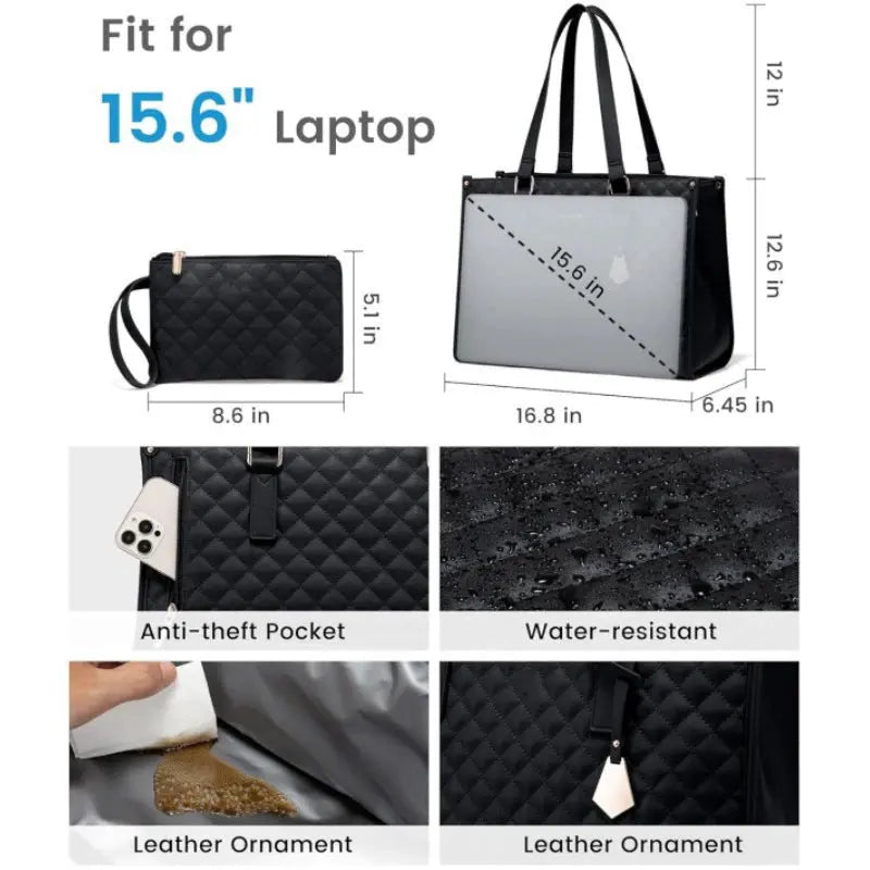 BowLift | 2-in-1 Insulated Bag with Laptop Compartment – Stylish & Practical for Work and Everyday Life