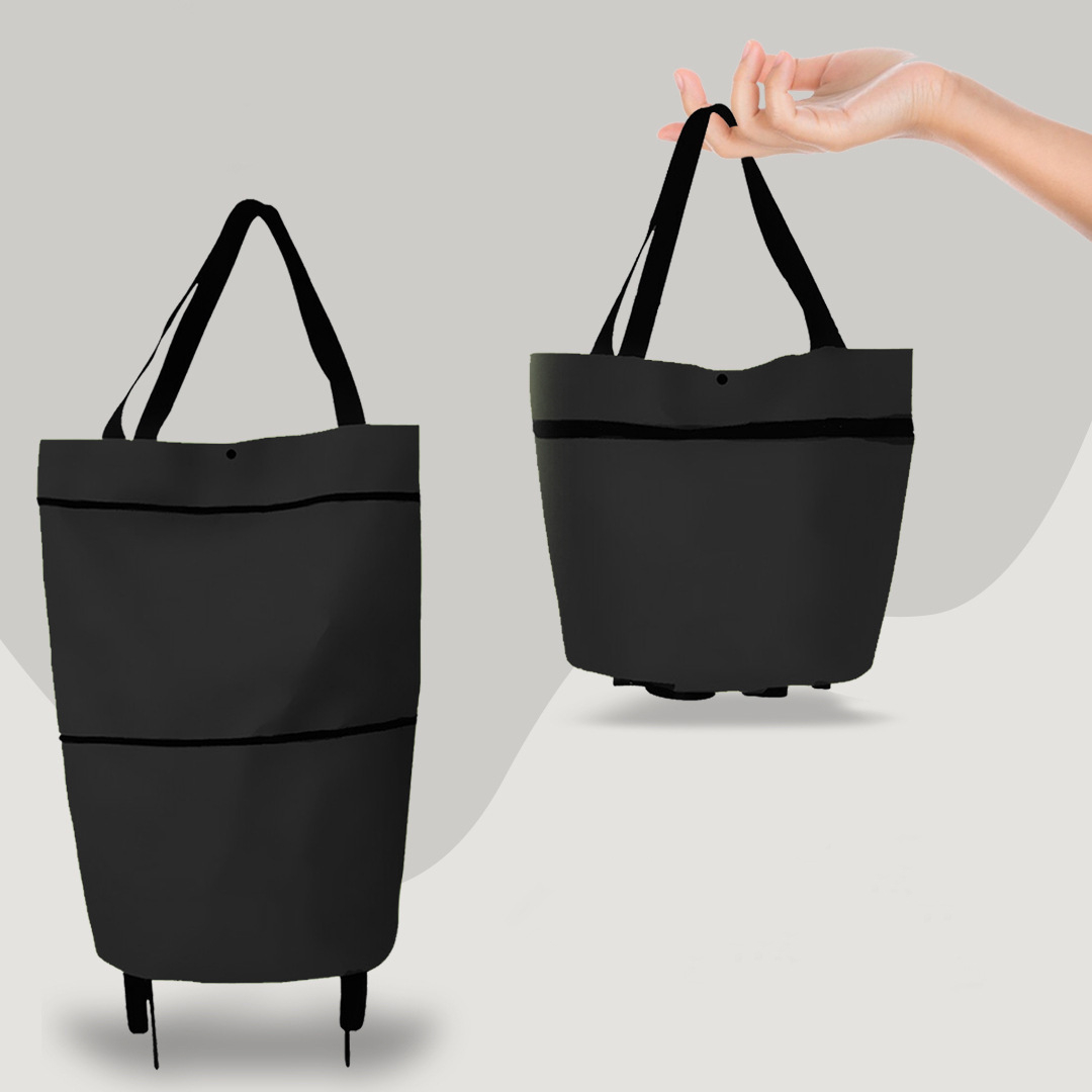 BowLift | 2-in-1 Convertible Shopping Bag with Wheels - CarryFlex