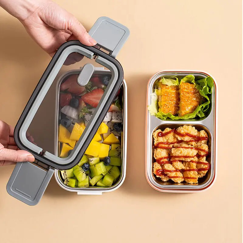 BowLift | 2-Layer Stainless Steel Bento Lunchbox - MealMate