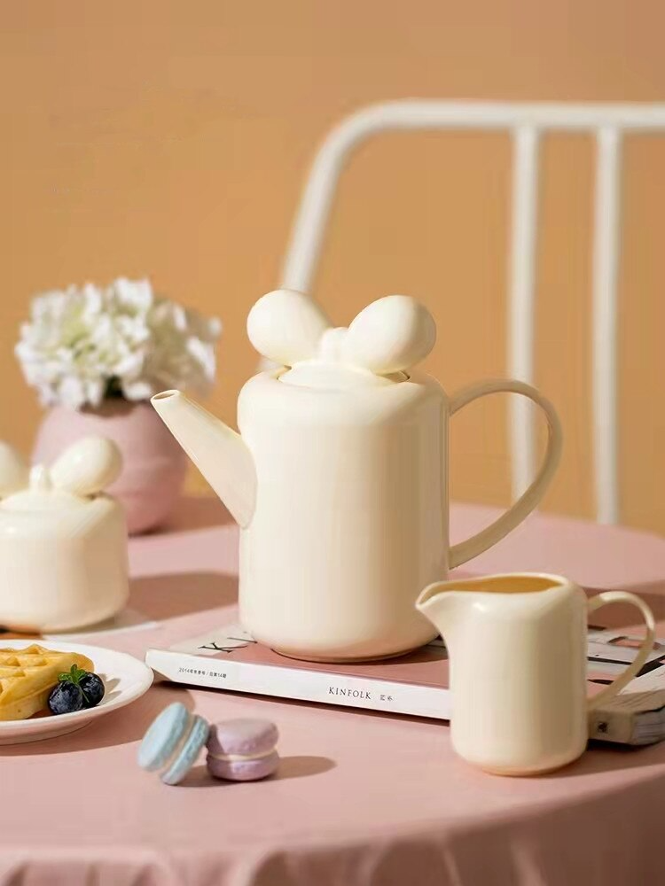 BowLift | Bow Knot Design Porcelain Tea Pot