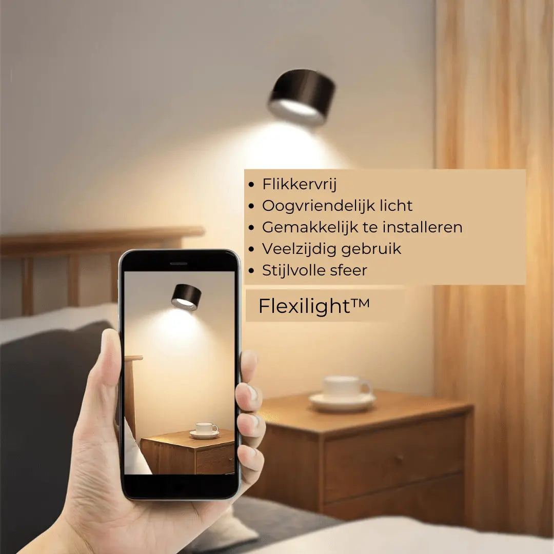 BowLift | Wall lamp Rechargeable Wireless 360°