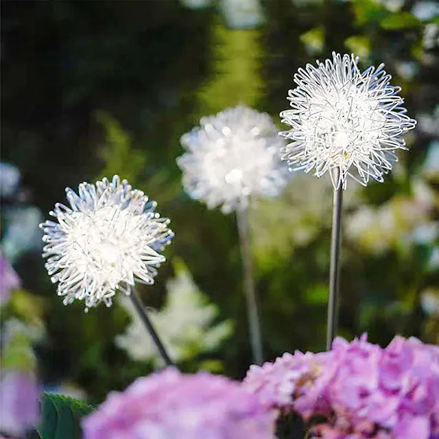 BowLift | 2-Pack: Outdoor Solar Dandelion Garden Lights