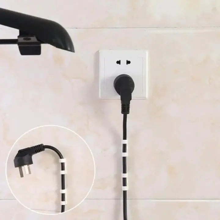 BowLift | 20 pieces | Self-adhesive cable clips – for cable management