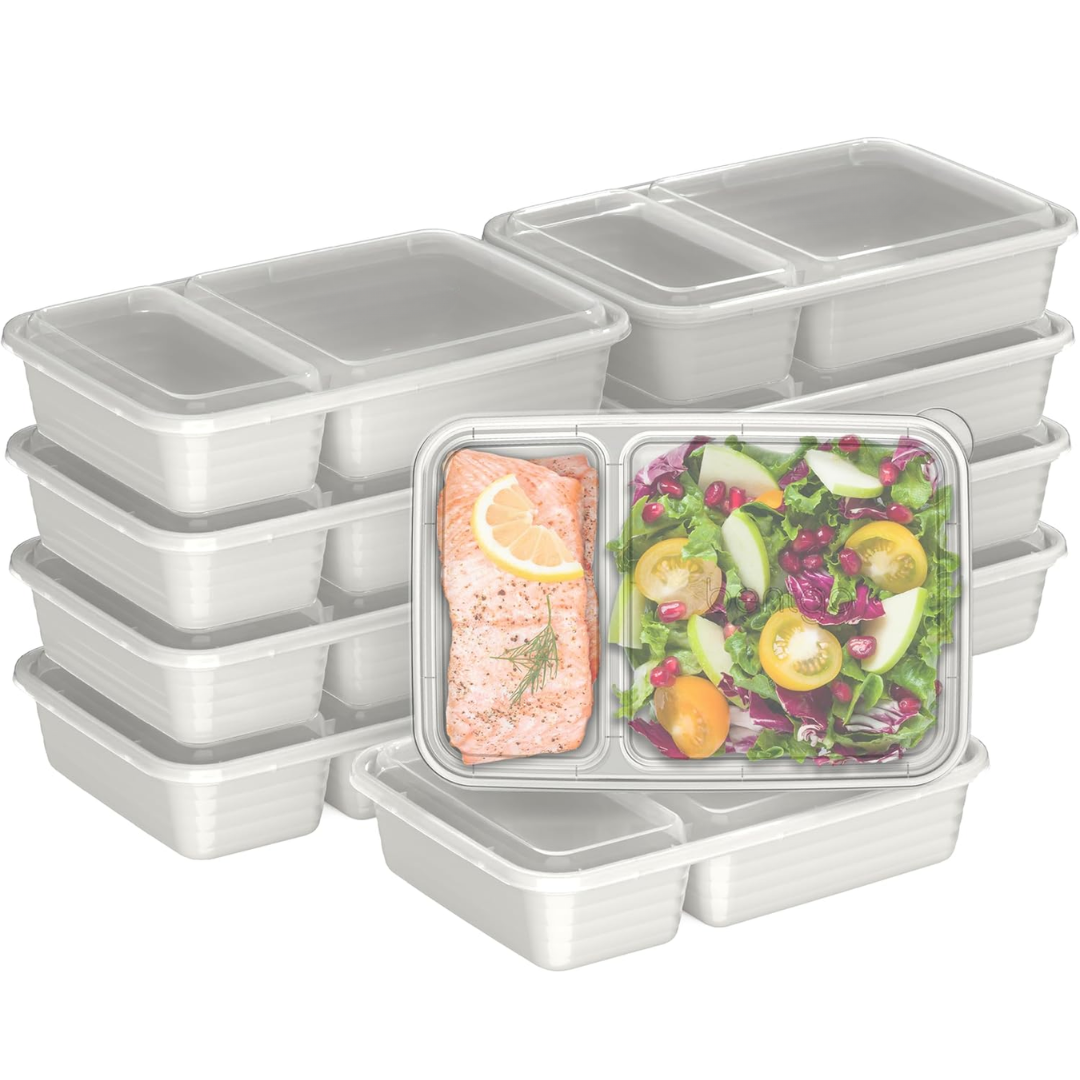 BowLift | 20-piece reusable 2-compartment food containers
