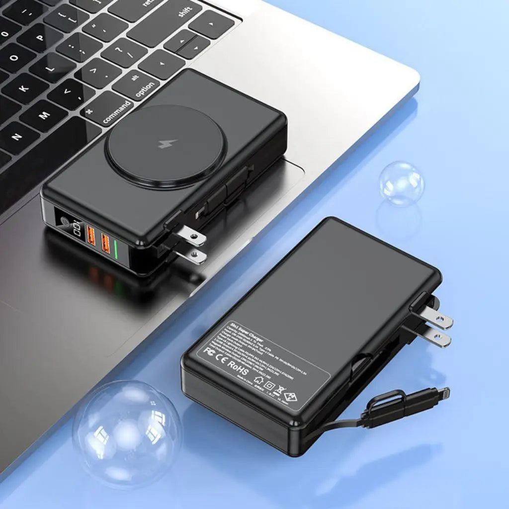 BowLift | EnergieMate 5-in-1 Powerbank – 15,000mAh with Fast Charging Function