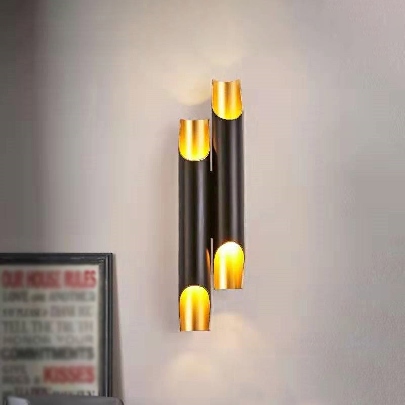 BowLift | Angled Tube Wall Mounted Lighting Simple Aluminum Living Room Wall Lamp Wall Light