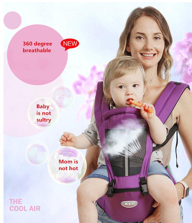 BowLift | Ergonomic Hipseat Baby Carrier (6 In 1)