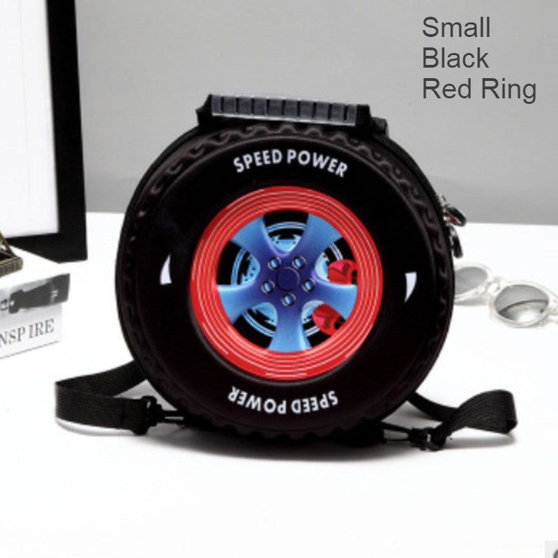 BowLift | Cool 3D Racing Car Tire Backpack, for Preschool & Kindergarten, Boys & Girls