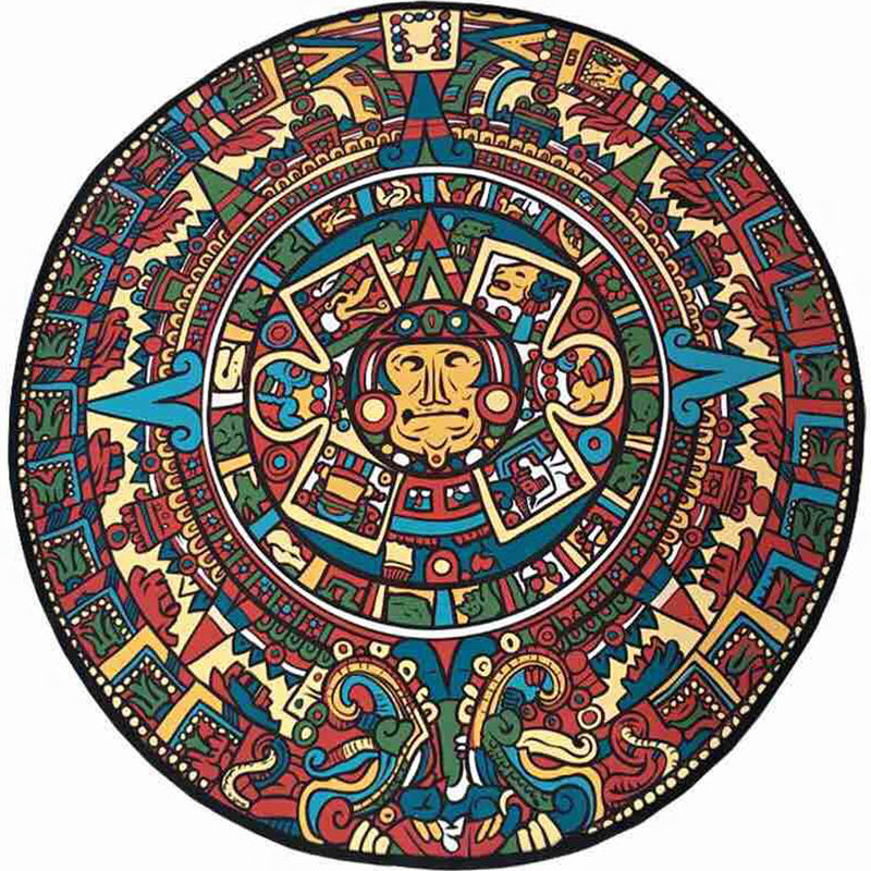 BowLift | Classic Moroccan Indoor Carpet multicolored floral rug non-slip machine washable stain-resistant rug for the living room