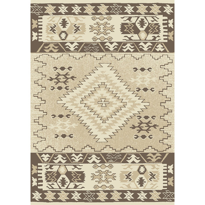 BowLift | Unusual diamond patterned rug Multicolored Moroccan rug Polyester pet-friendly stain resistant non-slip rug for the living room