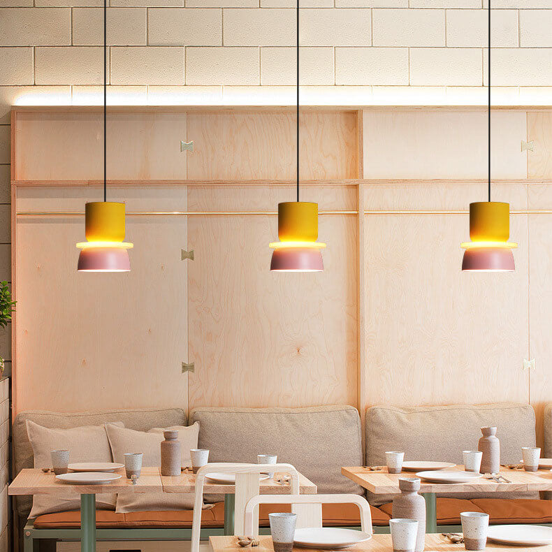 BowLift | Nordic Colorful Macaron 1-Light LED Pendant Light