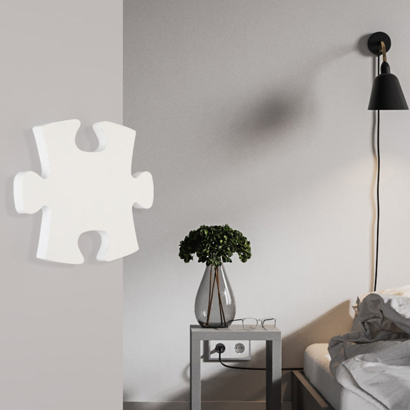 BowLift | Jigsaw Wall Lamp Modern Acrylic Black/White LED Wall Light in Warm/White Light for Living Room