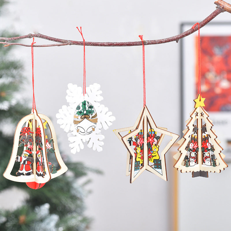 BowLift | Christmas Wooden Pendant