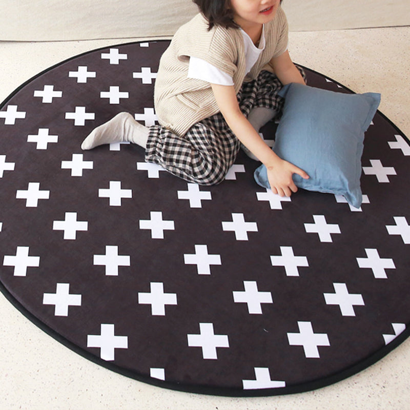 BowLift | Cartoon Children Room Carpet Multicolored Animal Carpet Cotton Pet-friendly Machine Washable Indoor Carpet