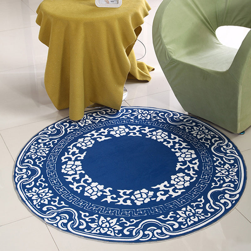 BowLift | Cartoon Baby Boys Room Rug Multicolored Patterned Rug Polyester Non-slip Pet-friendly Washable Rug