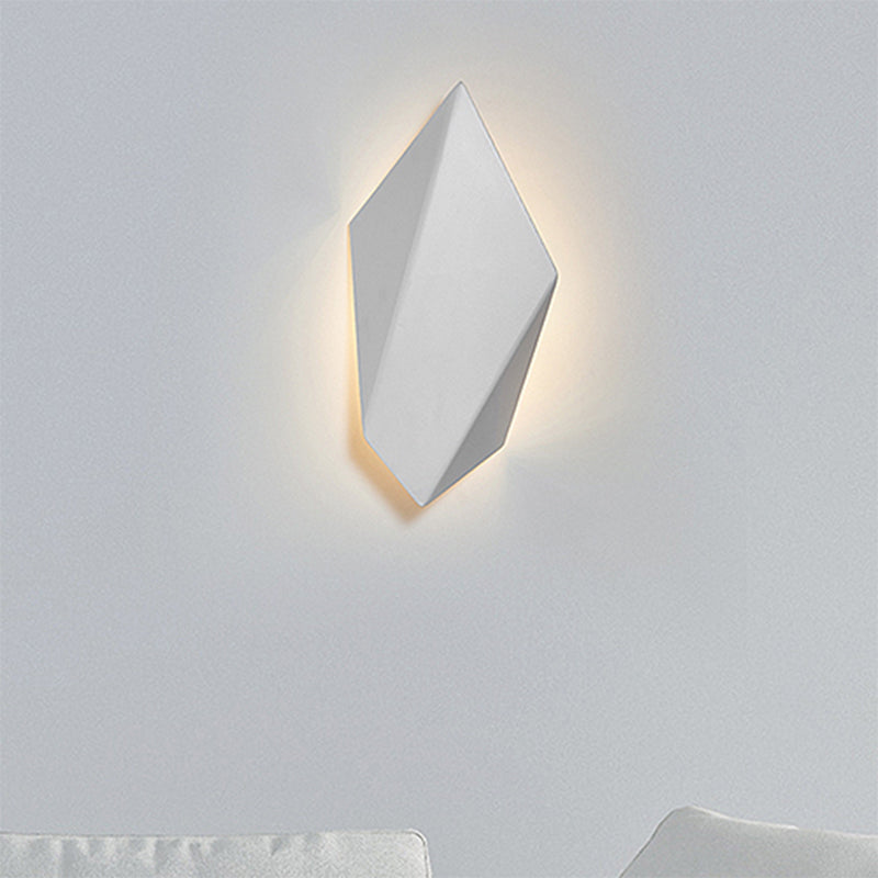 BowLift | Metallic geometric wall-mounted light postmodern 1 light black/gray/white wall lamp fixture