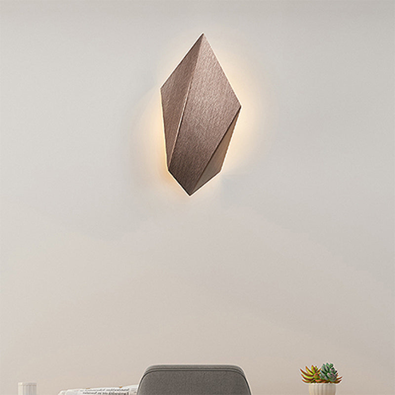 BowLift | Metallic geometric wall-mounted light postmodern 1 light black/gray/white wall lamp fixture
