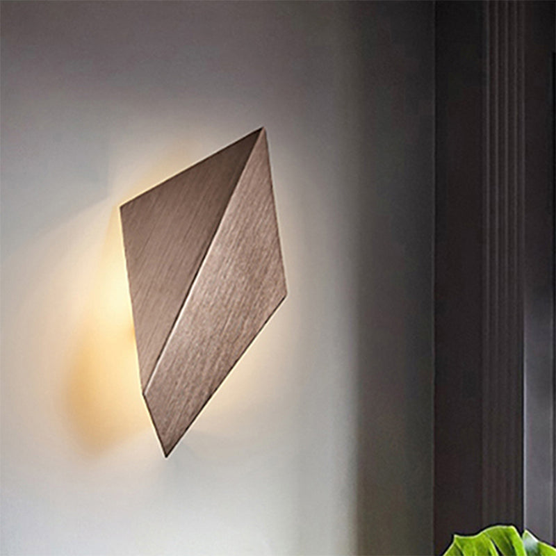 BowLift | Metallic geometric wall-mounted light postmodern 1 light black/gray/white wall lamp fixture