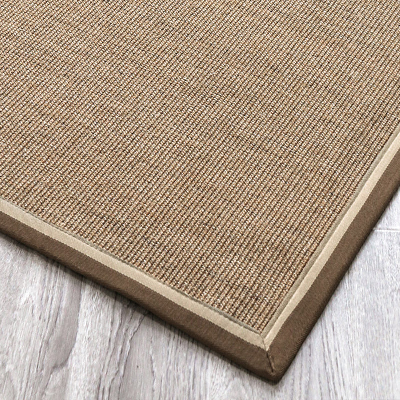 BowLift | Multicolor Plain Mat Rug Sisal Woven Lodge Rug Non-Slip Backing Stain Resistant Machine Washable Area Carpet for Room