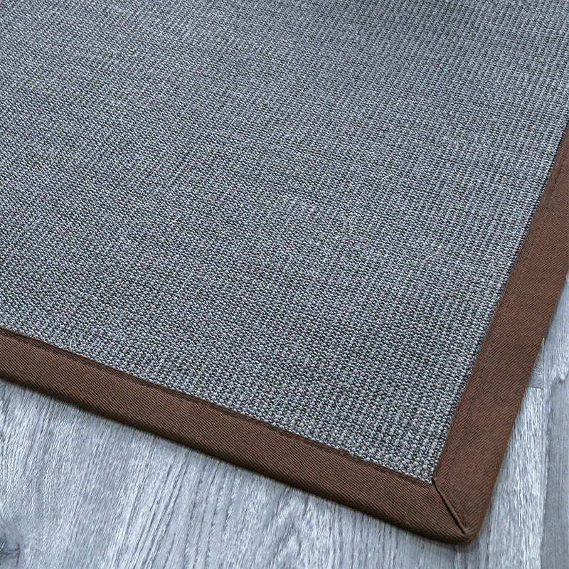 BowLift | Multicolor Plain Mat Rug Sisal Woven Lodge Rug Non-Slip Backing Stain Resistant Machine Washable Area Carpet for Room