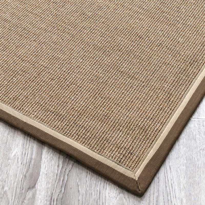 BowLift | Multicolor Plain Mat Rug Sisal Woven Lodge Rug Non-Slip Backing Stain Resistant Machine Washable Area Carpet for Room