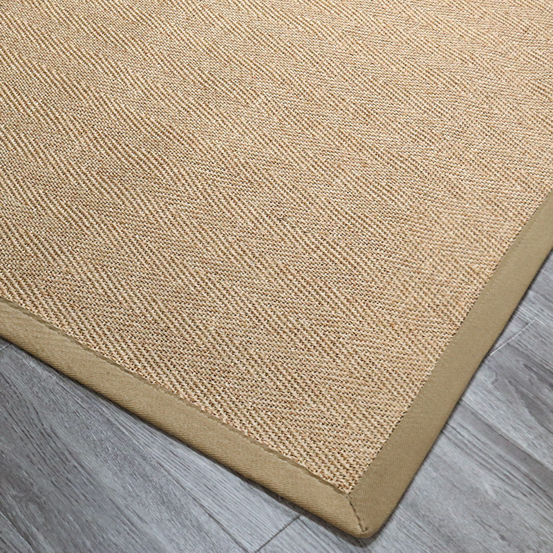 BowLift | Multicolor Plain Mat Rug Sisal Woven Lodge Rug Non-Slip Backing Stain Resistant Machine Washable Area Carpet for Room